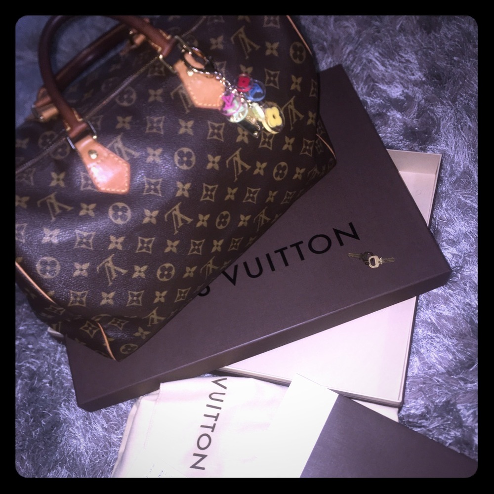 AUTHENTIC Louis Vuitton Speedy 35 Monogram